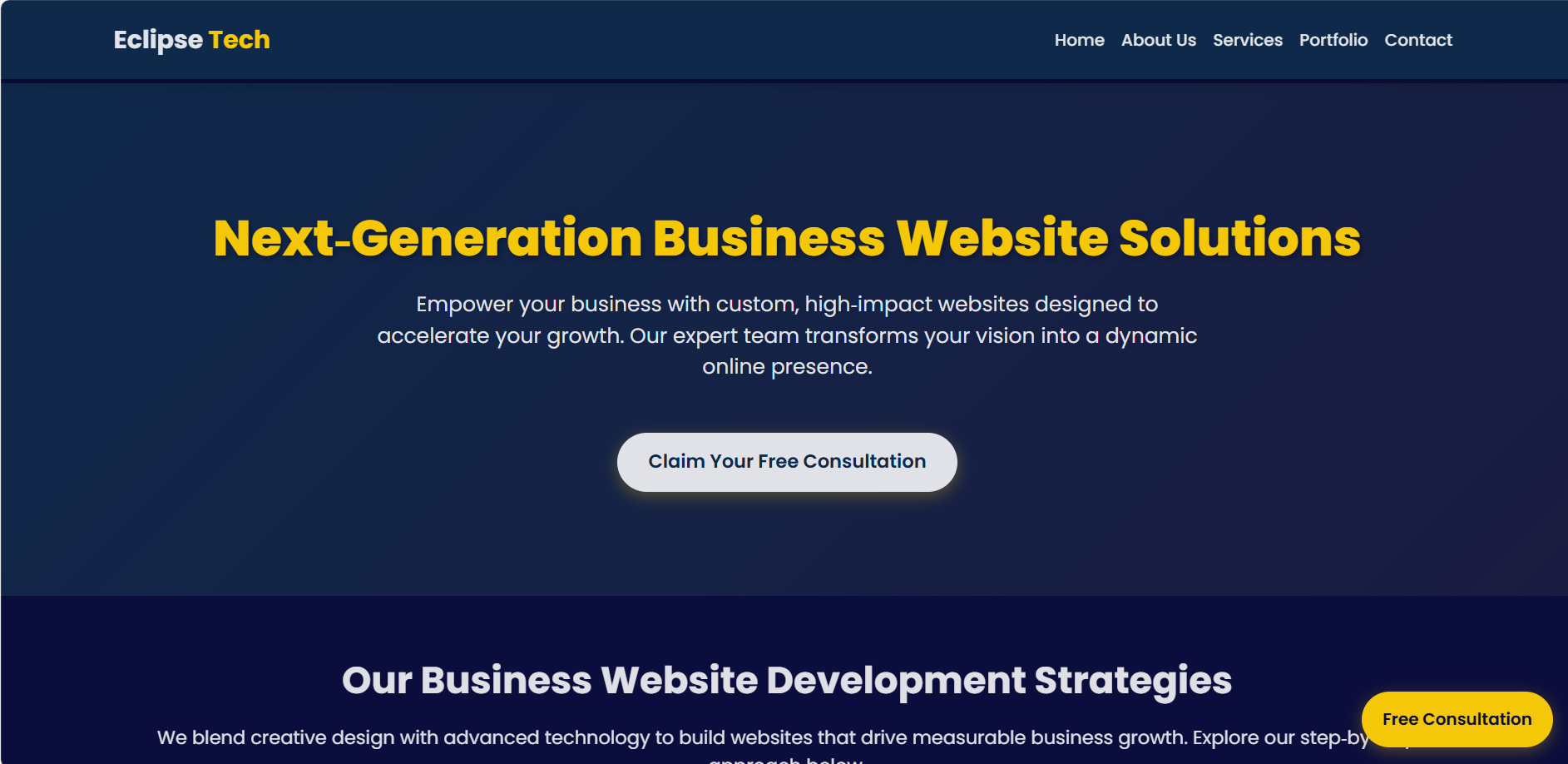 Eclipse Tech Website